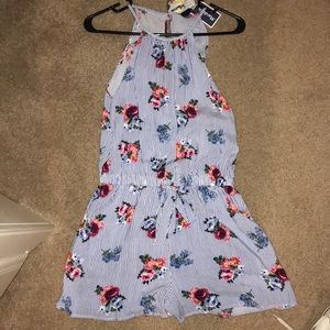 NWT, Striped Romper